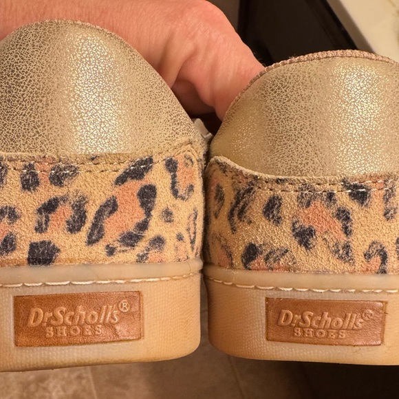Dr. Scholl's Rebel Sport Sneaker Leopard Print Casual Sneakers suede sz 6.5 - Picture 6 of 10